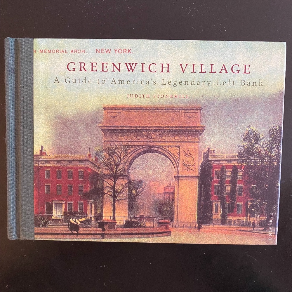 Greenwich Village:A Guide to America's Legendary Left Bank book-Signed/gift idea
